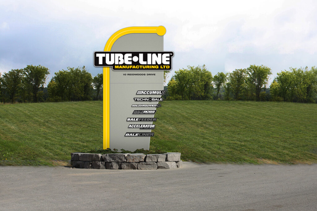 large outdoor sign installed by Innovative Digital